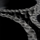 Mahogany Chopped Display Bowl Set in Black White Cliff Studio Bowls and Trays