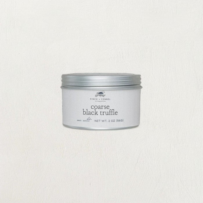 Coarse Black Truffle Sea Salt White Cliff Studio Salts