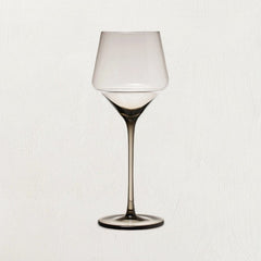 Wine Glass, Smoke Color White Cliff Studio Drinkware