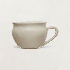 White Glazed Stoneware Mug White Cliff Studio Drinkware