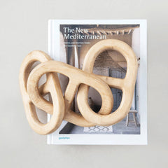 Decorative Wood Chain White Cliff Studio Decorative Objects