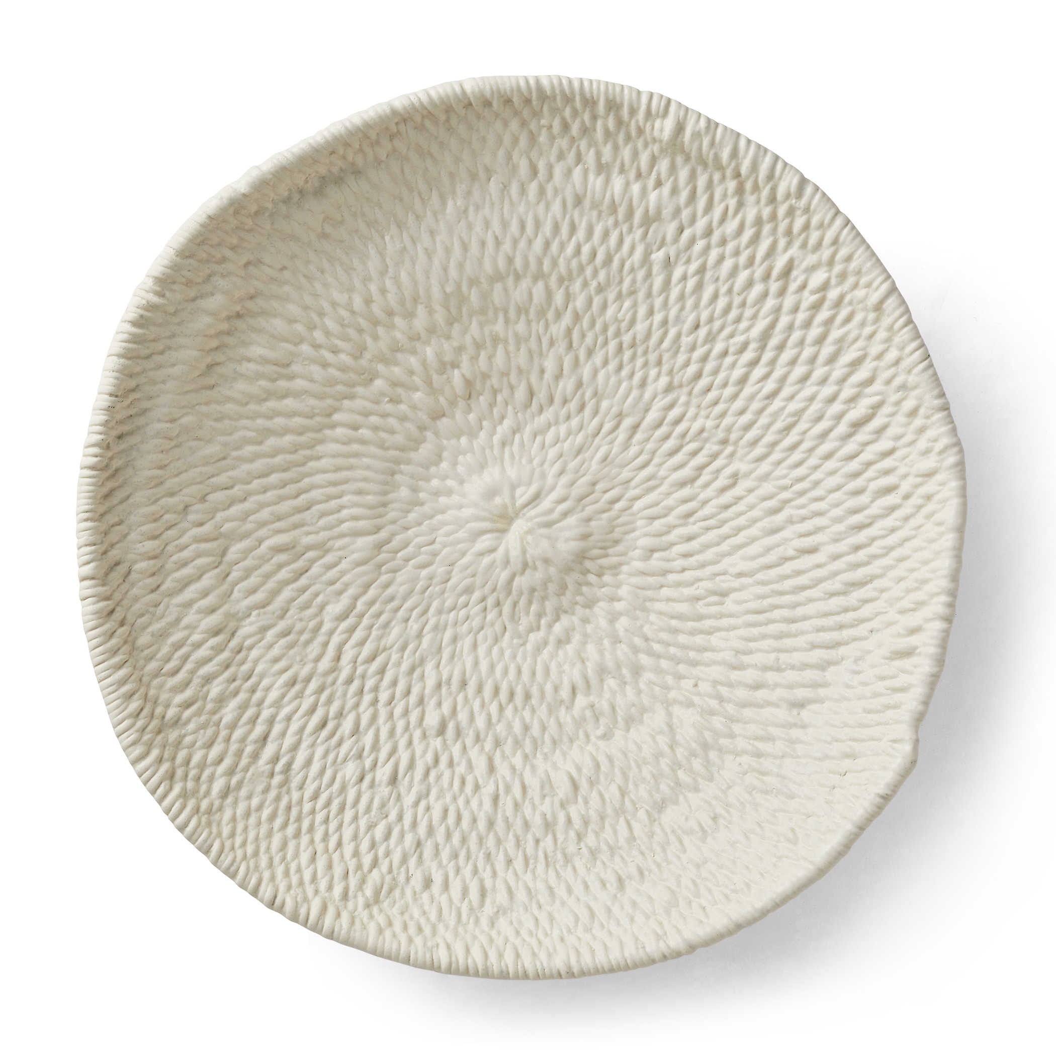 Woven Ceramic Basket - Look Display Bowl