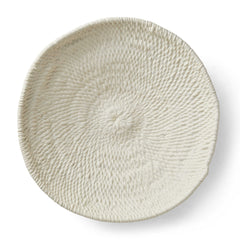 Woven Ceramic Basket - Look Display Bowl White Cliff Studio Bowls and Trays