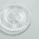 Danielle Ribbed Glass Plate White Cliff Studio Trays