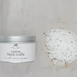 Coarse Black Truffle Sea Salt White Cliff Studio Salts
