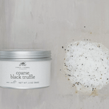 Coarse Black Truffle Sea Salt White Cliff Studio Salts