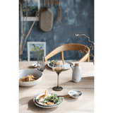 Wine Glass, Smoke Color White Cliff Studio Drinkware