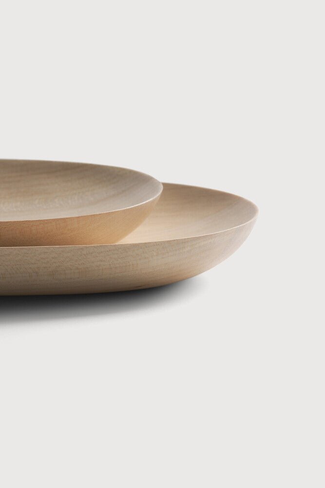 Thin Sycamore Wood Oval Boards Set