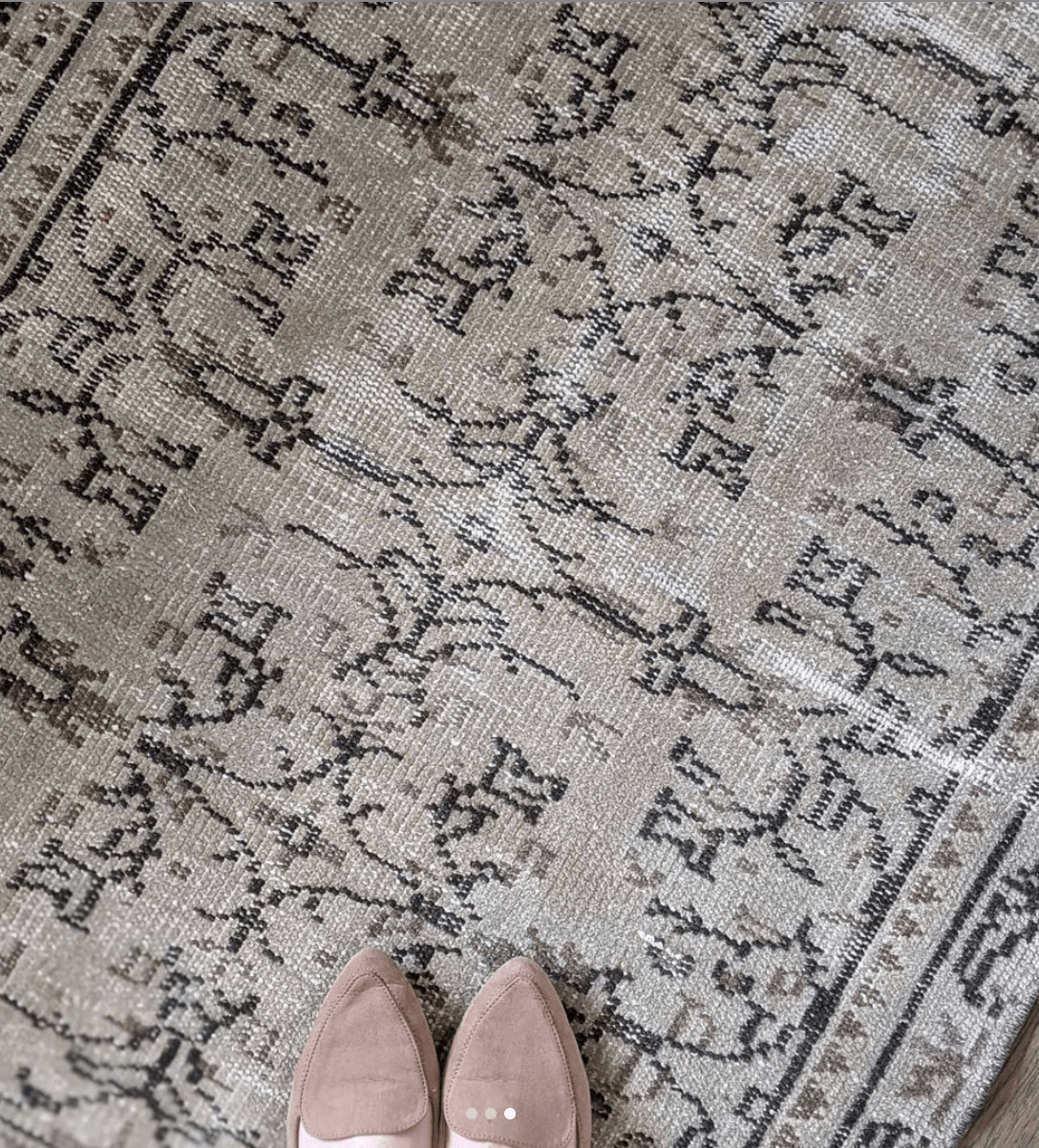 Eloise 3x6 Neutral Vintage Runner Rug