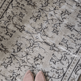 Eloise 3x6 Neutral Vintage Runner Rug