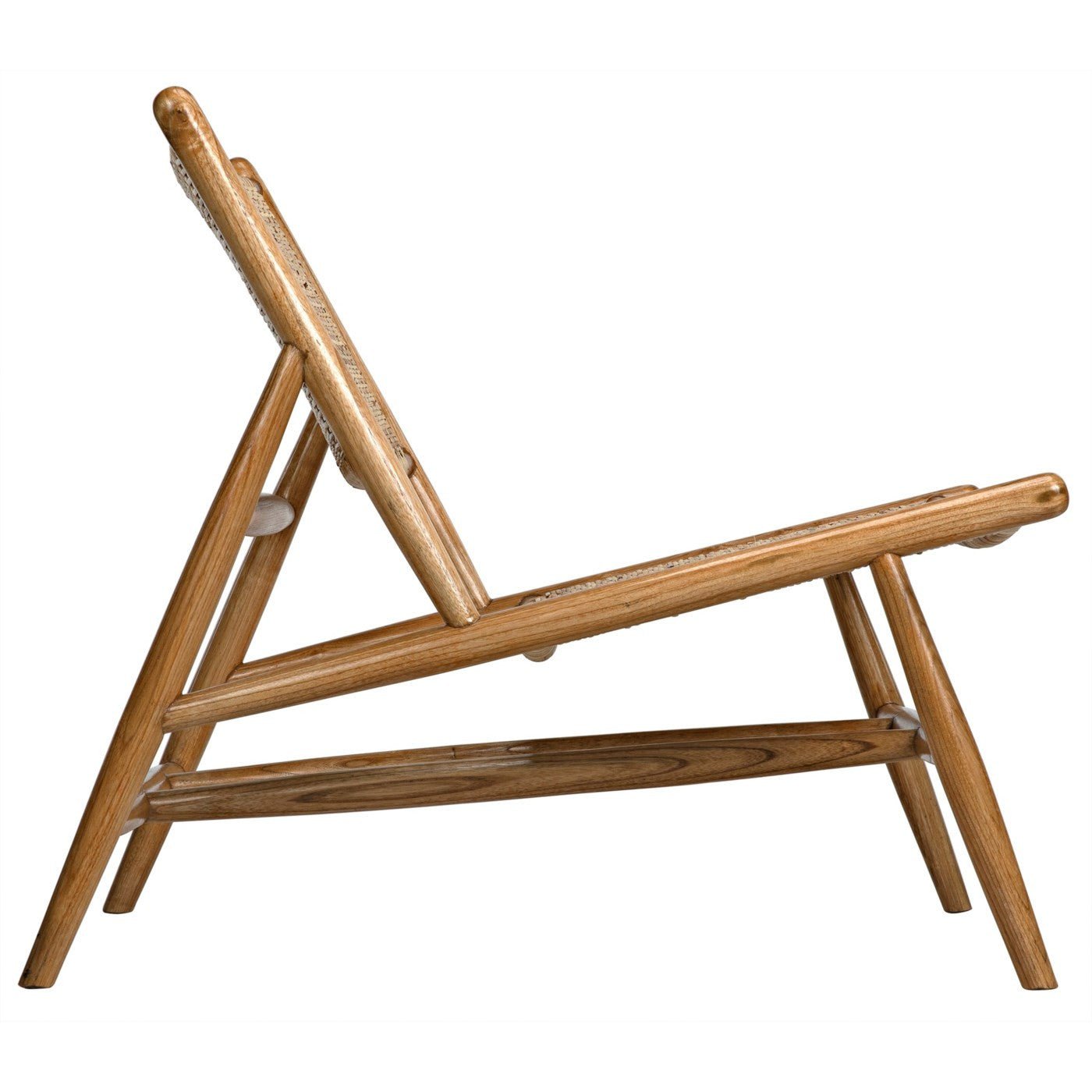 Braxton Teak & Rattan Lounge Chair