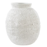 Ceramic Woven Basket - Look Vase, Large