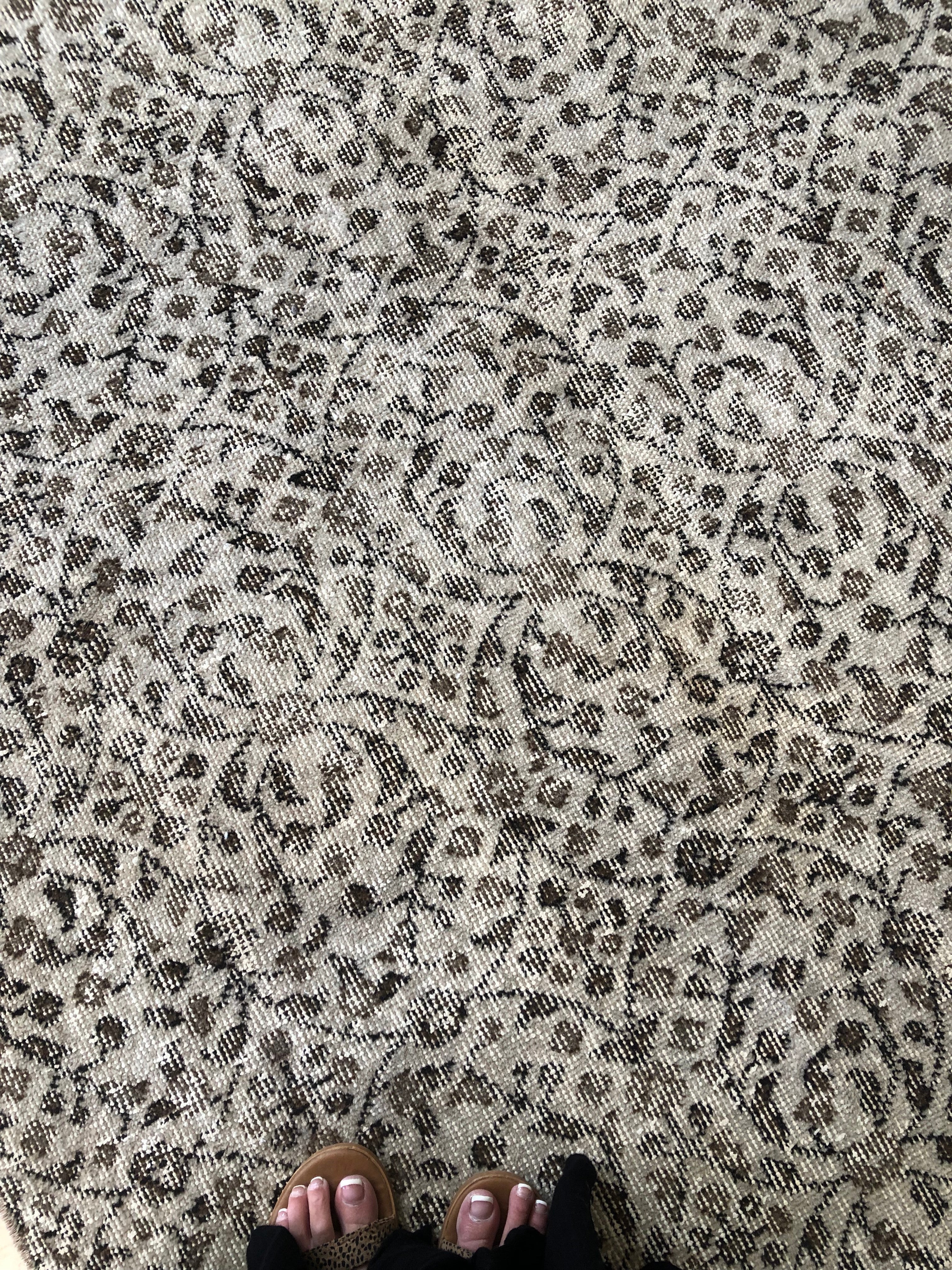 Rosalie 4x6 Vintage Neutral Turkish Rug White Cliff Studio Rugs