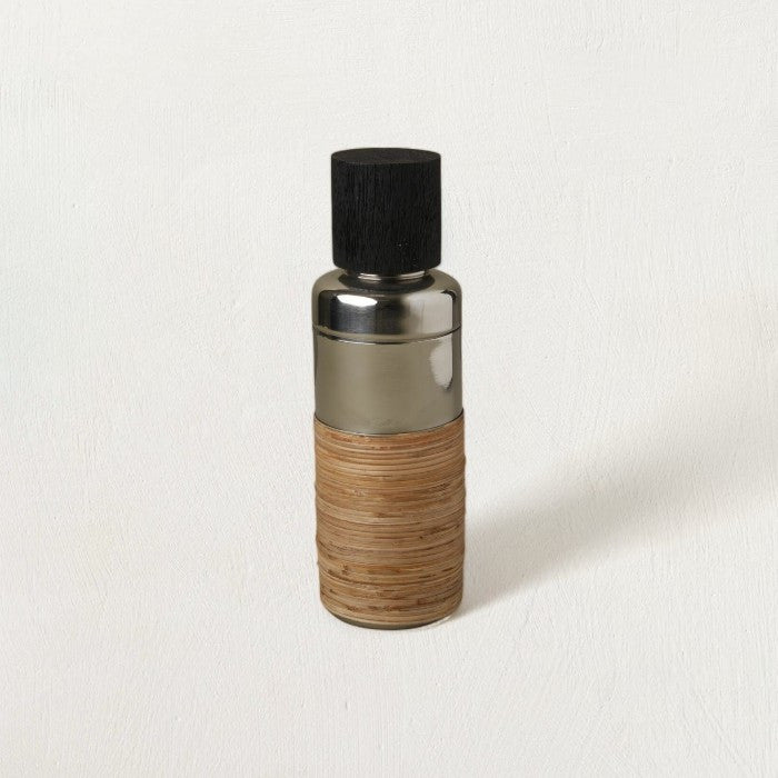 Bailey Rattan Cocktail Shaker White Cliff Studio Kitchen Tools
