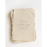 "Love You More Than Coffee" Love/Friendship Greeting Card White Cliff Studio Gifts