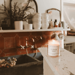 Flower Shop Soy Candle - Clear Jar - 9 oz White Cliff Studio Candles and Candle Accessories