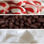 Hot Cocoa and Peppermint Soy Candle - White Jar - 11 oz White Cliff Studio Candles and Candle Accessories