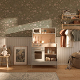 Lettie Wallpaper by Ali Anni White Cliff Studio Florals and Botanicals