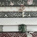 Lettie Wallpaper by Ali Anni White Cliff Studio Florals and Botanicals