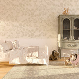 Lettie Wallpaper by Ali Anni White Cliff Studio Florals and Botanicals