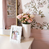 Lettie Wallpaper by Ali Anni White Cliff Studio Florals and Botanicals