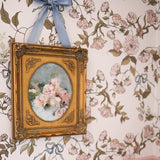 Lettie Wallpaper by Ali Anni White Cliff Studio Florals and Botanicals