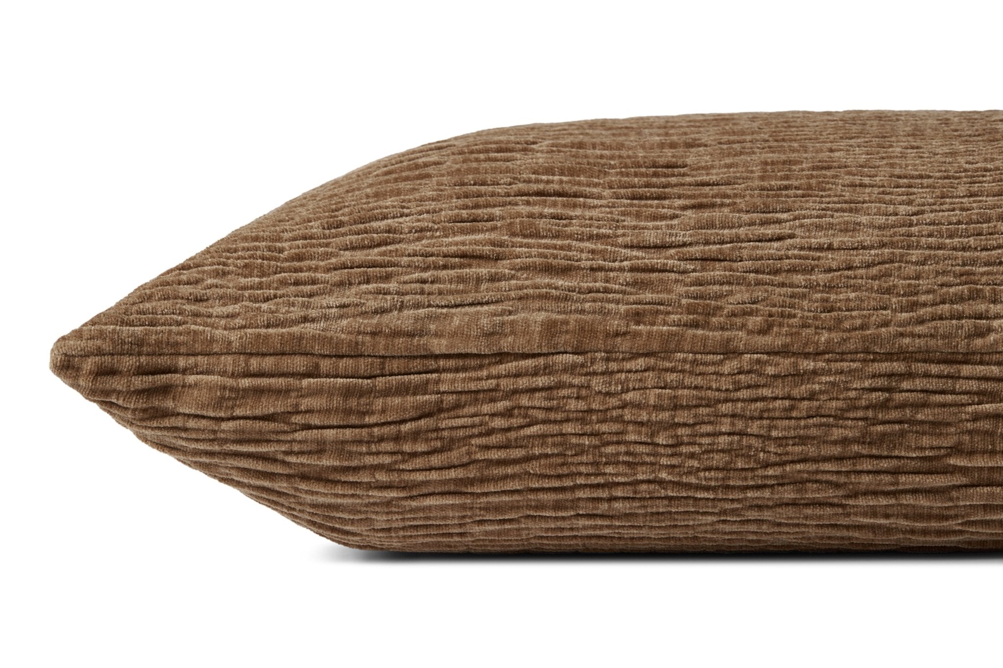Loloi Brown 16'' x 26'' Cover Only Pillow
