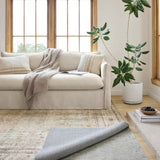 Gripping 3/8" Beige Rug Pad White Cliff Studio Rugs