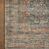 Loloi Heritage Blue / Rust Rug White Cliff Studio Rugs