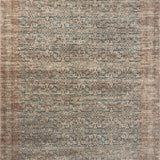 Loloi Heritage Blue / Rust Rug White Cliff Studio Rugs