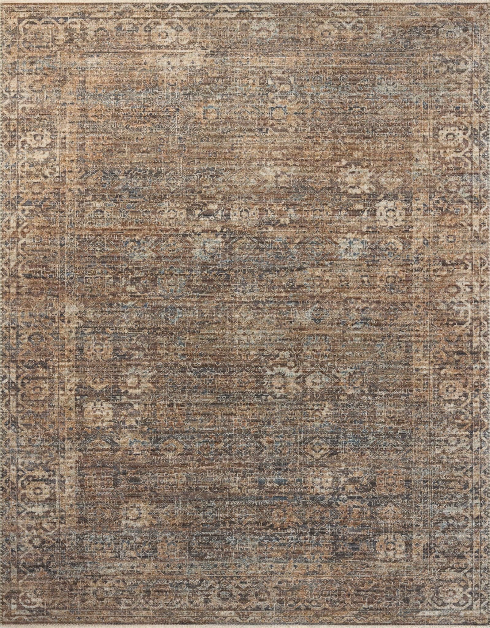 Loloi Heritage Mocha / Denim Rug