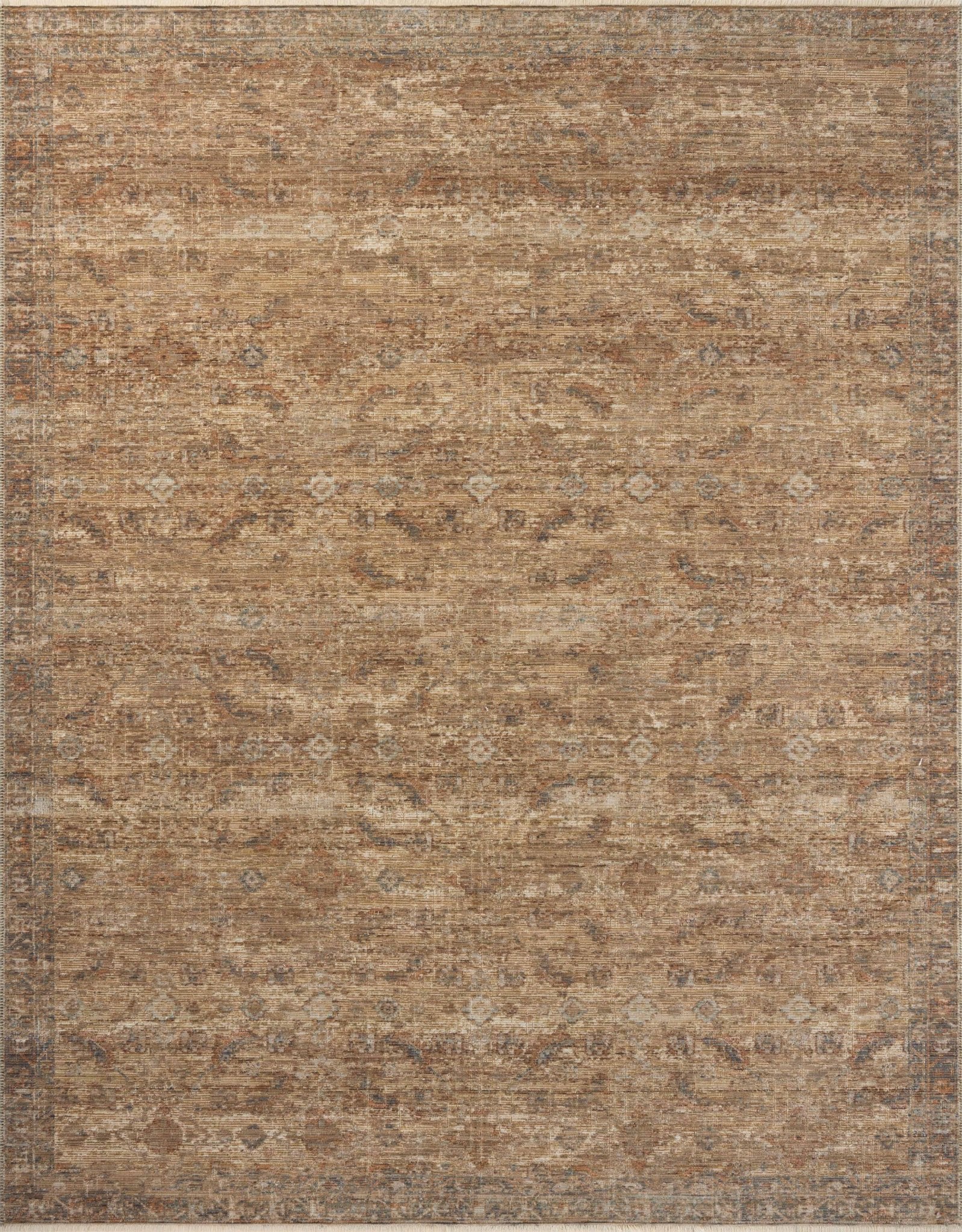 Loloi Heritage Natural / Mist Rug White Cliff Studio Rugs