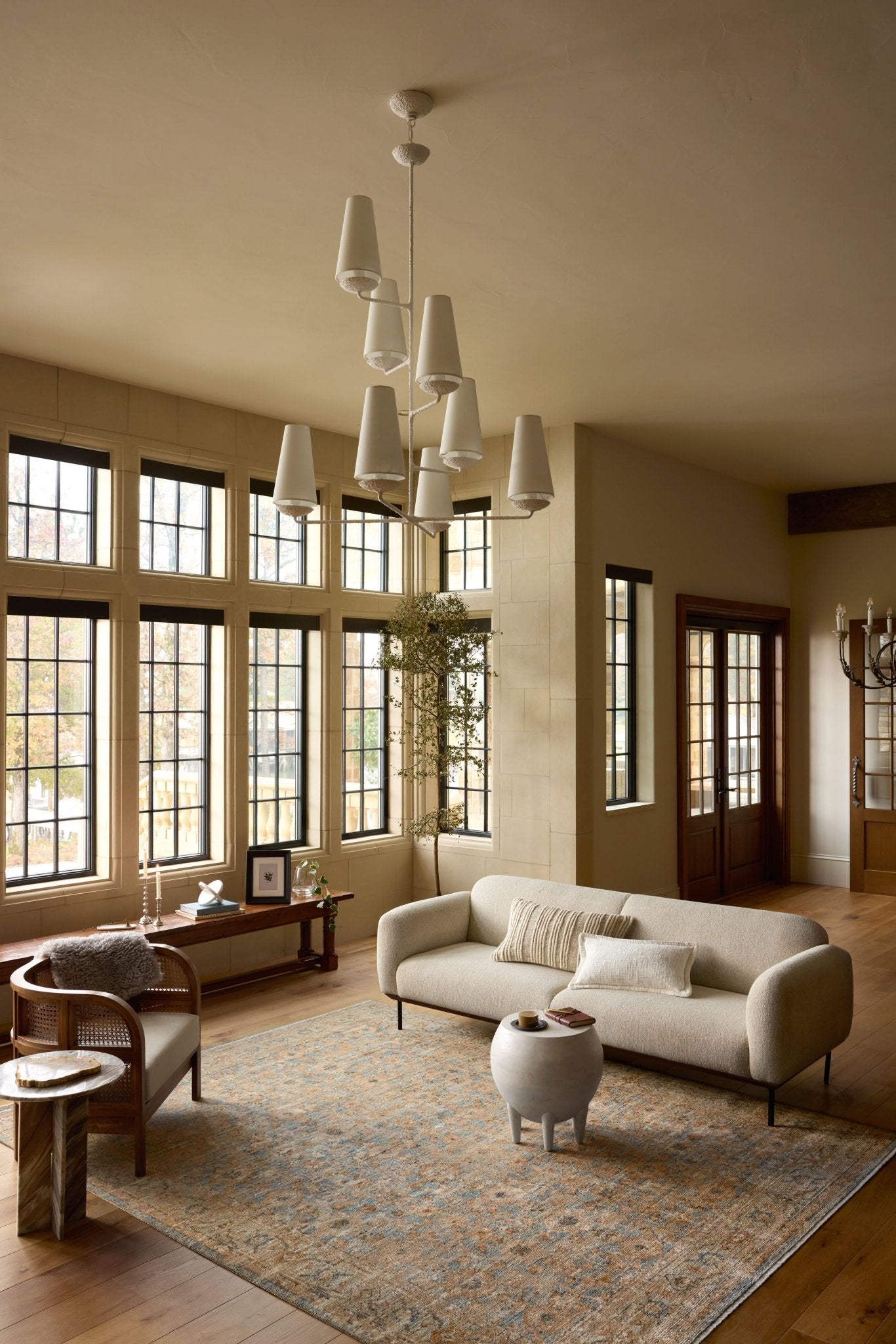 Loloi Heritage Ocean / Sand Rug White Cliff Studio Rugs