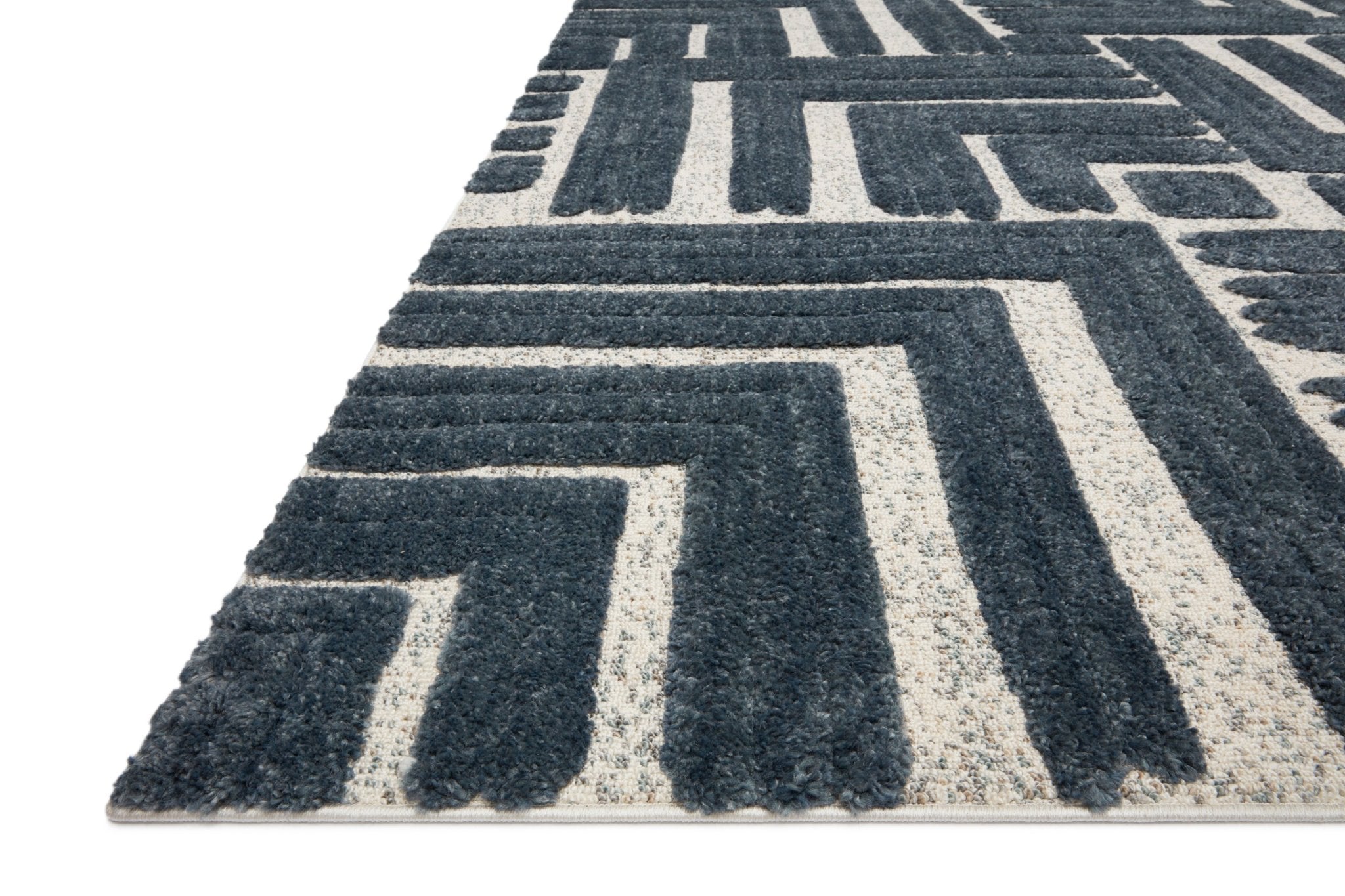 Loloi II Hagen Blue / White Rug