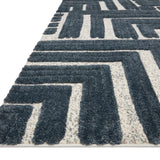 Loloi II Hagen Blue / White Rug