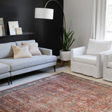 Loloi II Layla Brick / Blue Rug