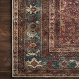 Loloi II Layla Brick / Blue Rug