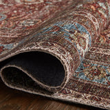 Loloi II Layla Brick / Blue Rug