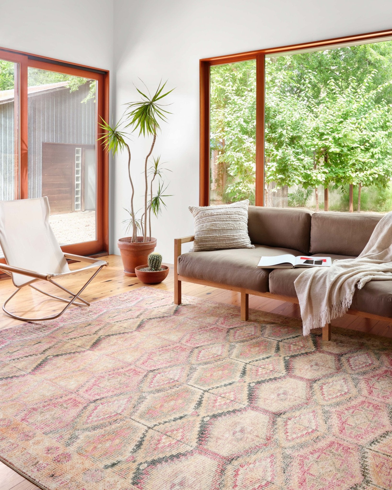 Loloi II Layla Pink / Lagoon Rug