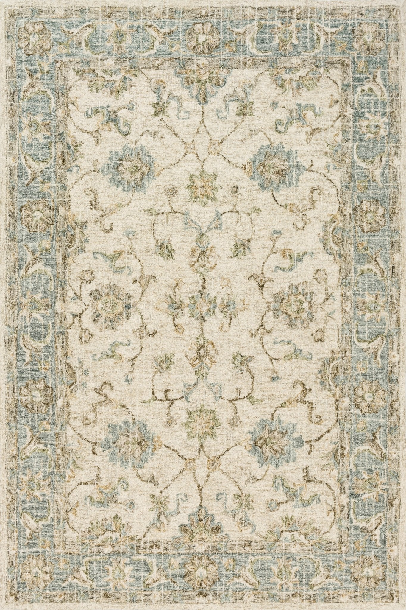 Loloi Julian Ivory / Spa Rug White Cliff Studio Rugs