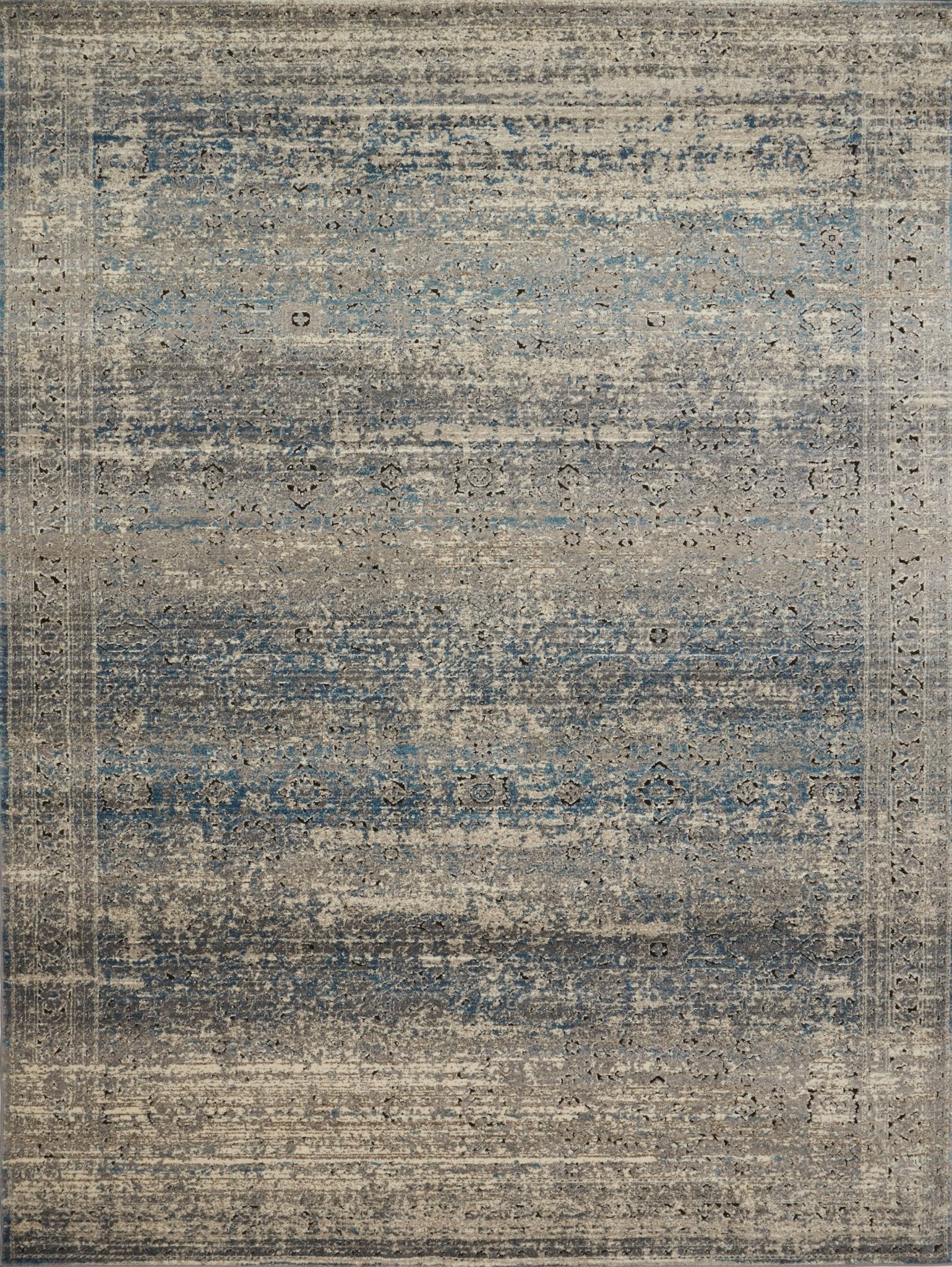 Loloi Millennium Grey / Blue Rug White Cliff Studio Rugs