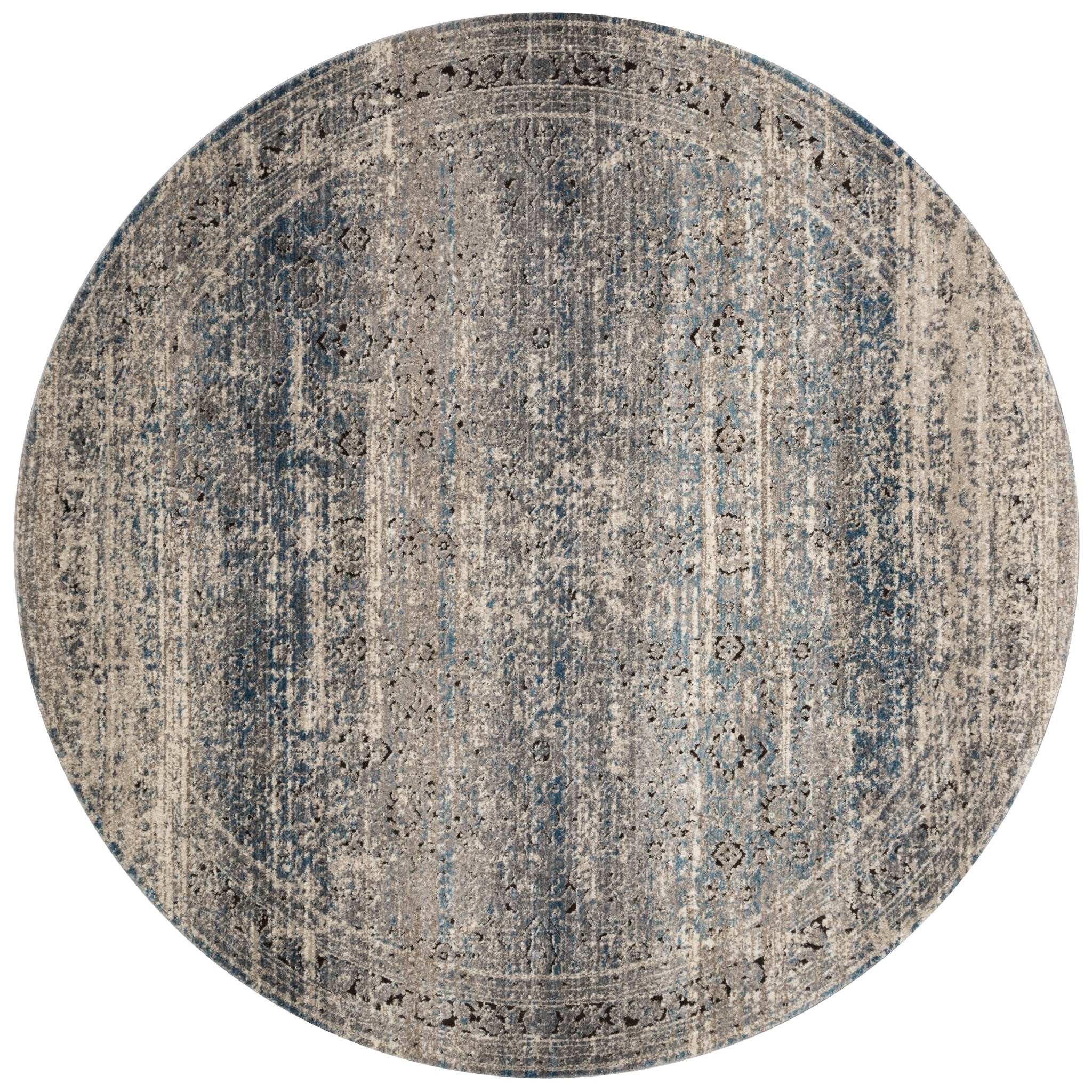 Loloi Millennium Grey / Blue Rug White Cliff Studio Rugs