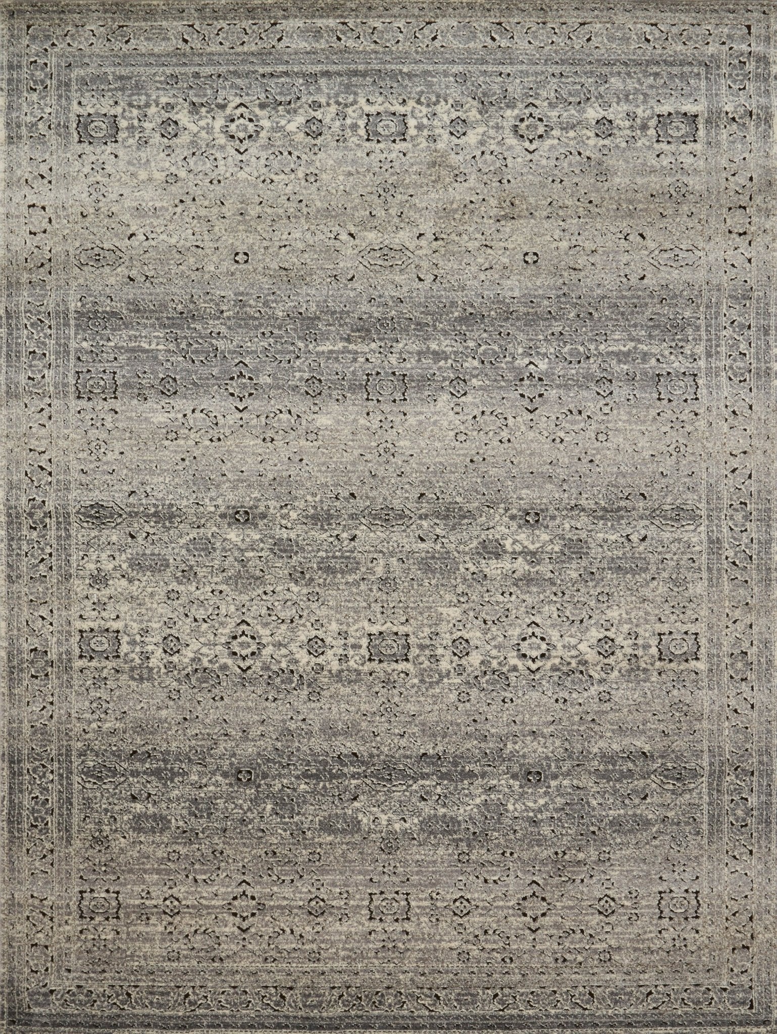 Loloi Millennium Grey / Charcoal Rug White Cliff Studio Rugs
