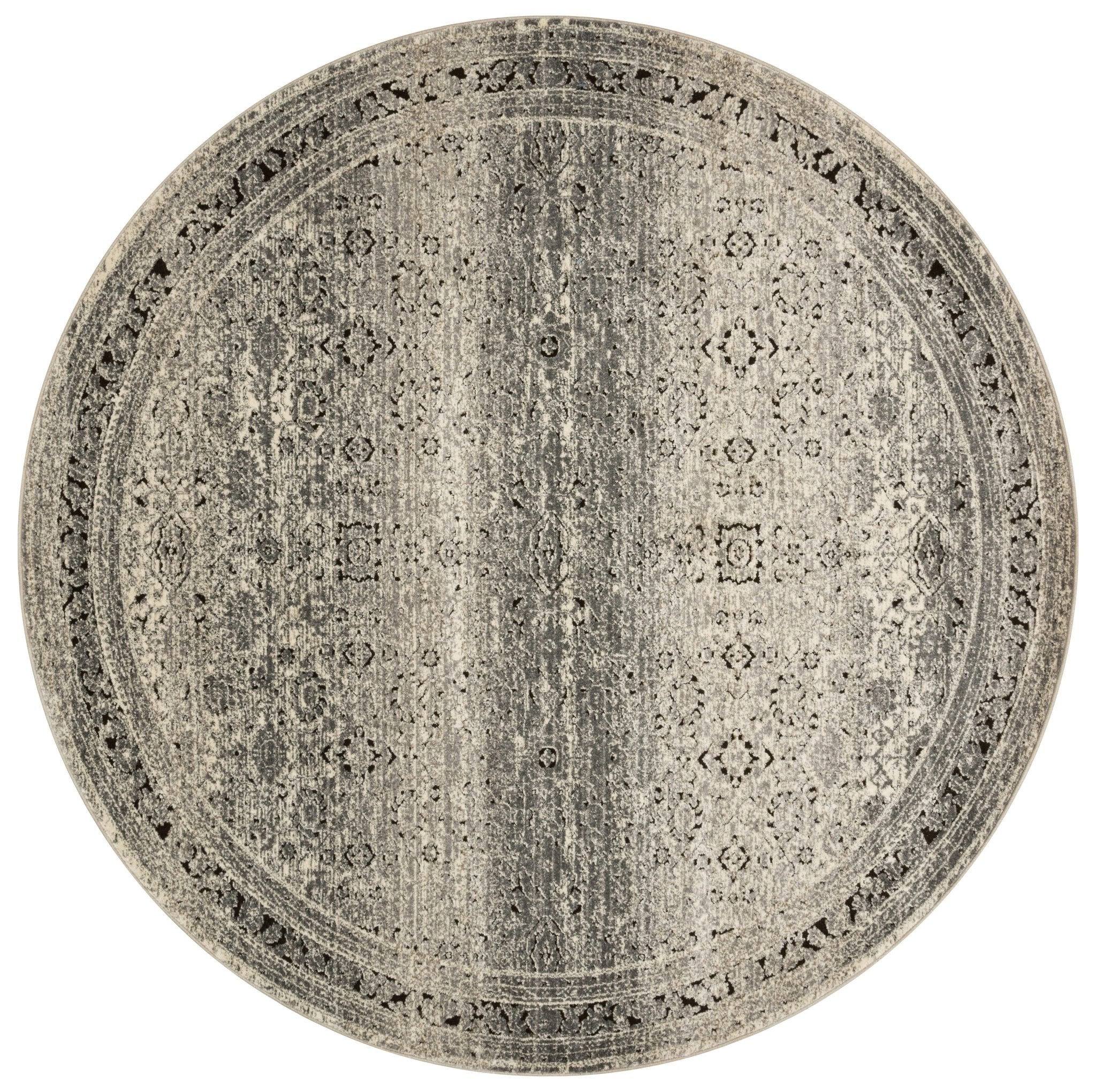 Loloi Millennium Grey / Charcoal Rug White Cliff Studio Rugs