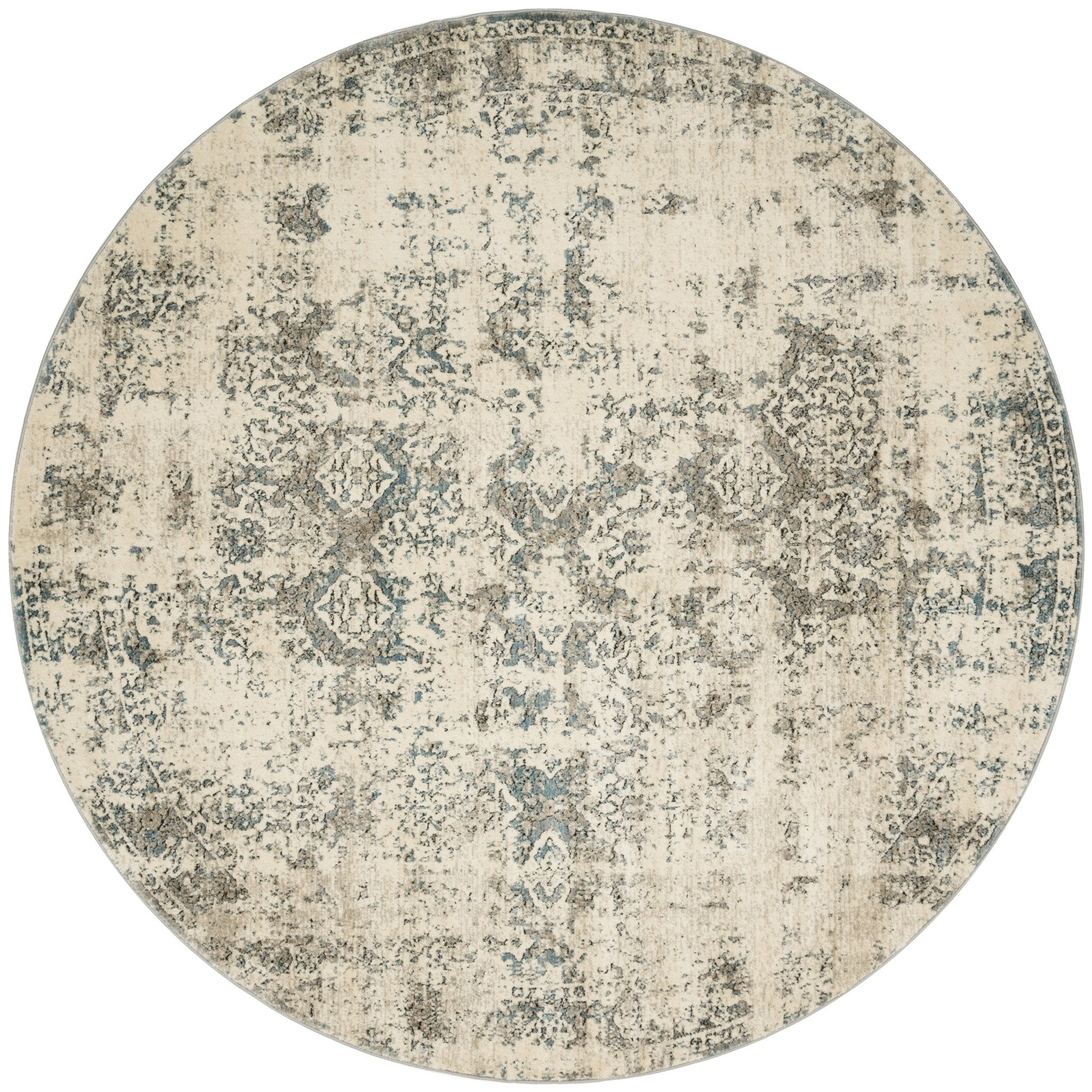 Loloi Millennium Ivory / Grey Rug White Cliff Studio Rugs