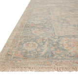 Loloi Priya Bone / Bluestone Rug White Cliff Studio Rugs