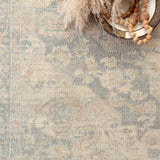 Loloi Priya Bone / Bluestone Rug White Cliff Studio Rugs