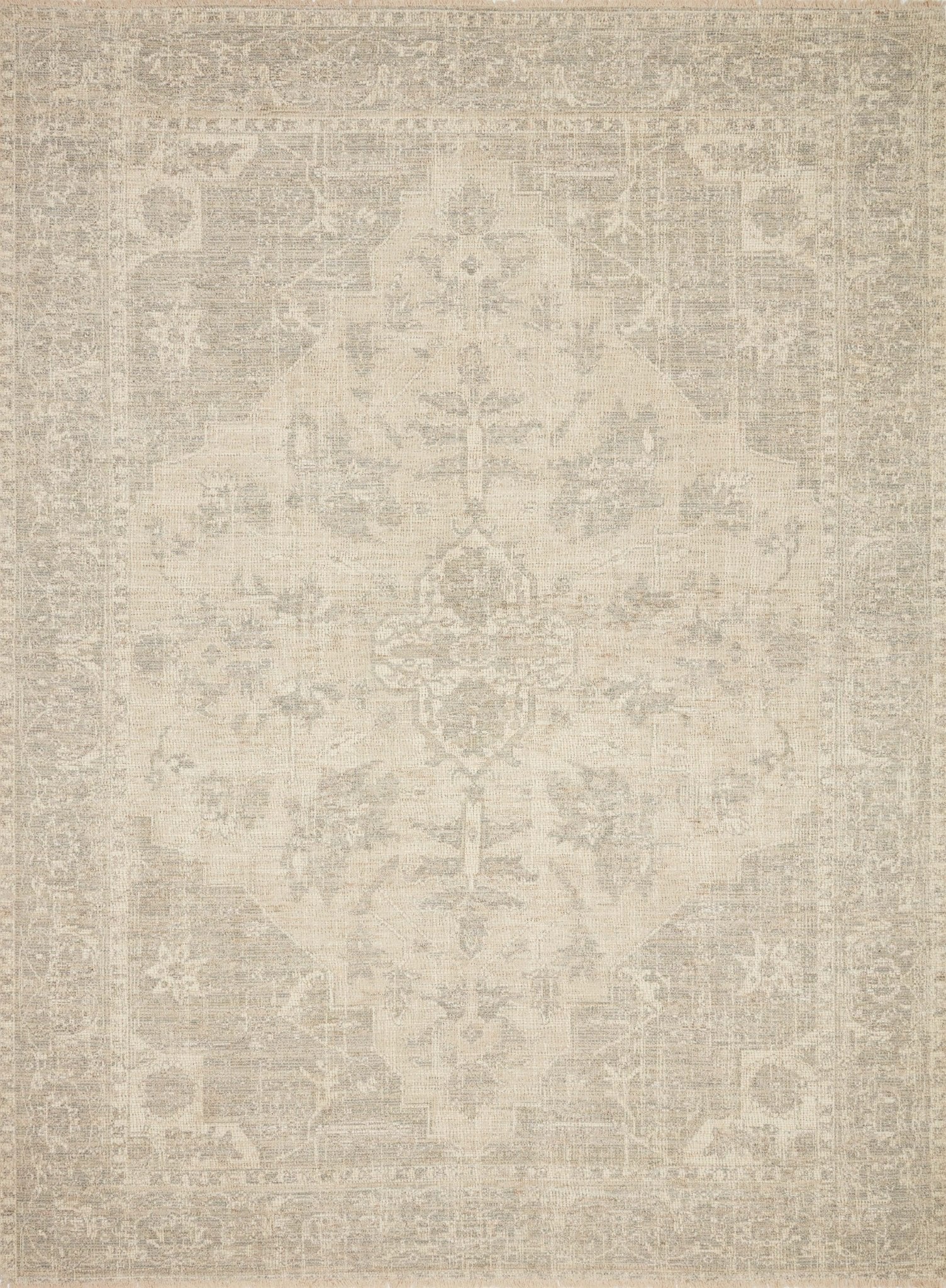 Loloi Priya Ivory / Grey Rug White Cliff Studio Rugs