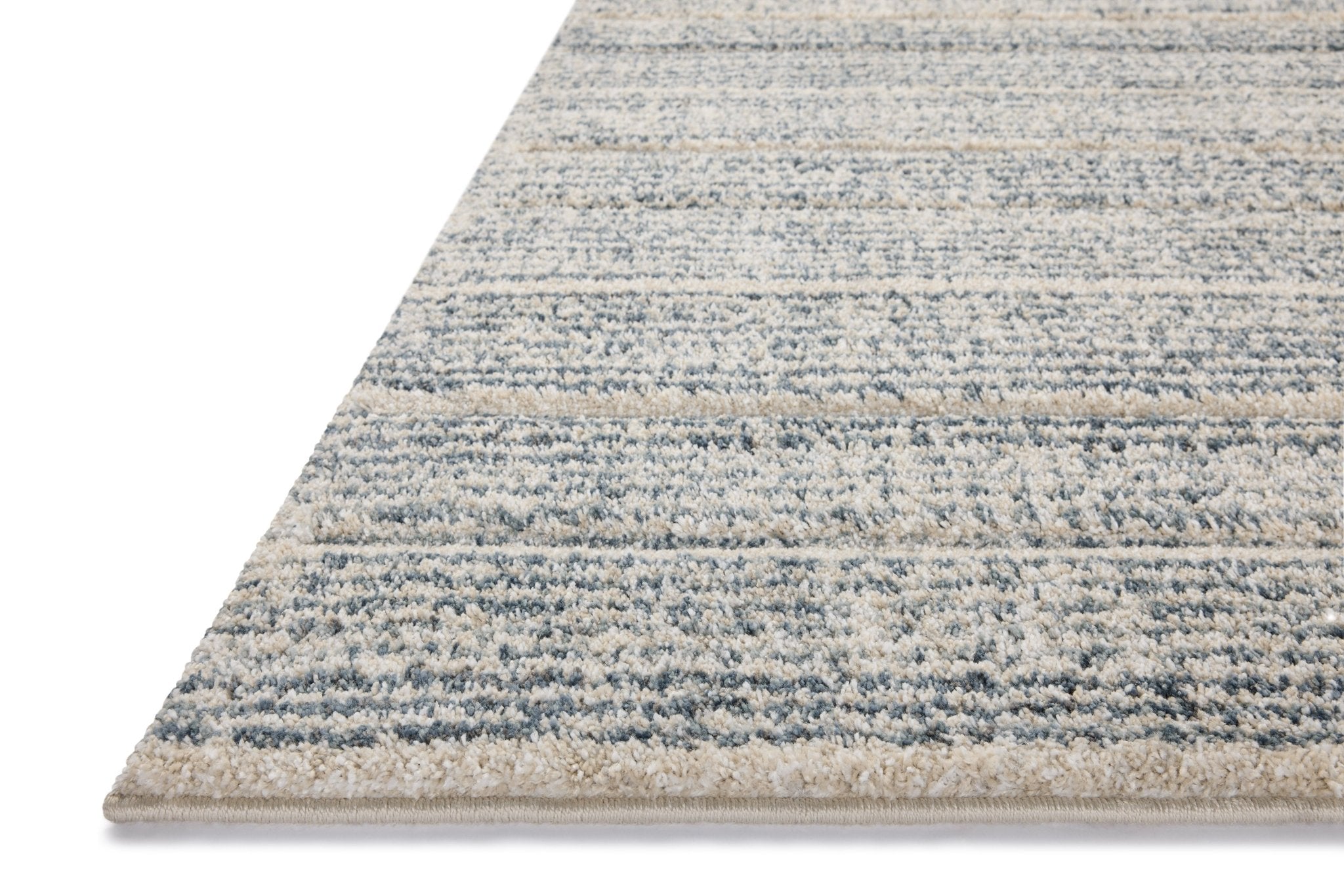 Loloi Silas Oatmeal / Blue Rug White Cliff Studio Rugs