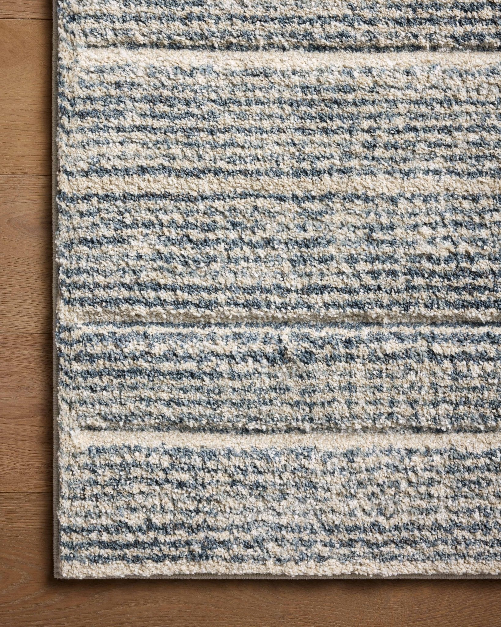 Loloi Silas Oatmeal / Blue Rug White Cliff Studio Rugs